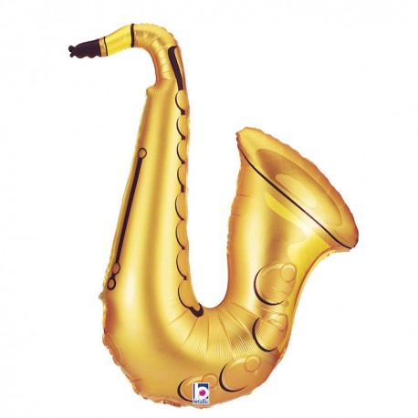 Fóliový balón - Saxofón - 94 cm