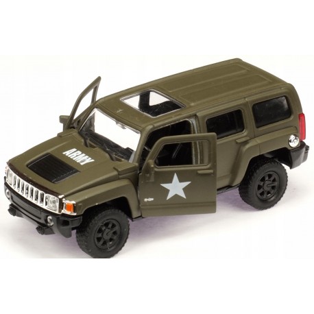 Kovový model auta - Nex 1:34 - Hummer H3 (ARMY)