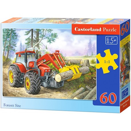 Puzzle Castorland - Traktor 60 dielikov