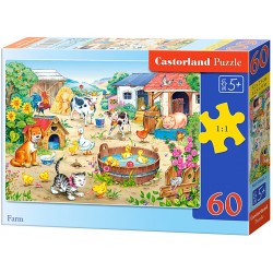 Puzzle Castorland - Farmářský dvůr 60 dílků