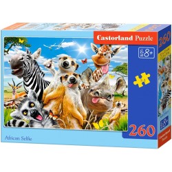 Puzzle Castorland - Bláznivá zvířátka 260 dílků