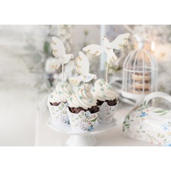 Set zapichů na muffiny - Bílé Holubice - 14,5cm