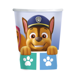 Papierové poháre -Paw Patrol - mix farieb, 250ml