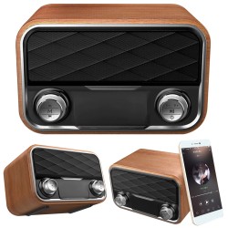 Prenosné Bluetooth rádio v retro dizajne