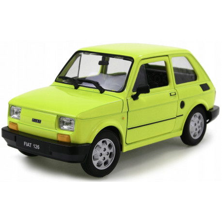 Kovový model auta - Welly 1:21 - Fiat 126p