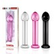 Sklenené dildo - Romance - Clear 18cm