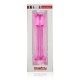 Sklenené dildo - Romance - Clear 18cm