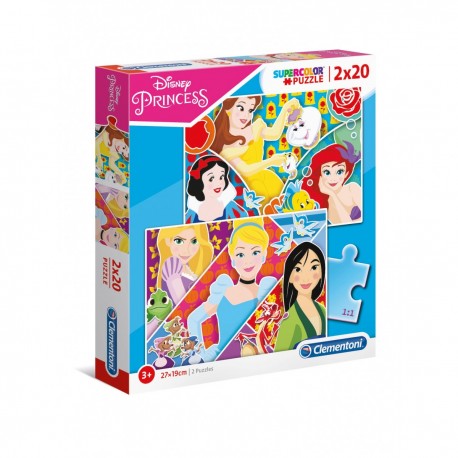 Dětské puzzle - Disney Princess II. - Sada 2x20ks