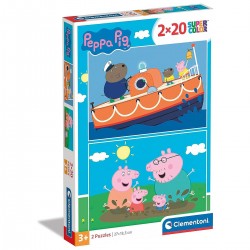 Dětské puzzle - Peppa Pig III. - Sada 2x20ks