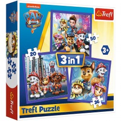 Dětské puzzle - Paw Patrol II. - 3v1