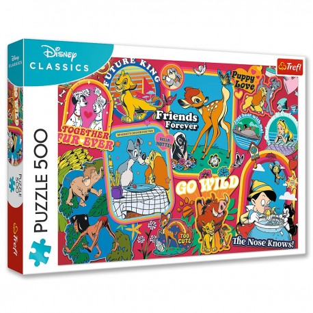 Puzzle - Disney friends - 500ks