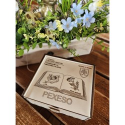 Pexeso v dřevěné krabičce - Slovensko - Herbář