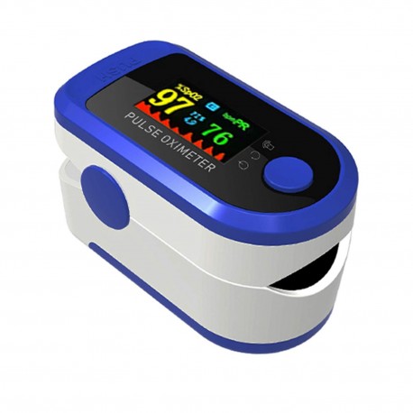 Pulzometer na prst - Oxymeter s Bluetooth a OLED LCD displayem