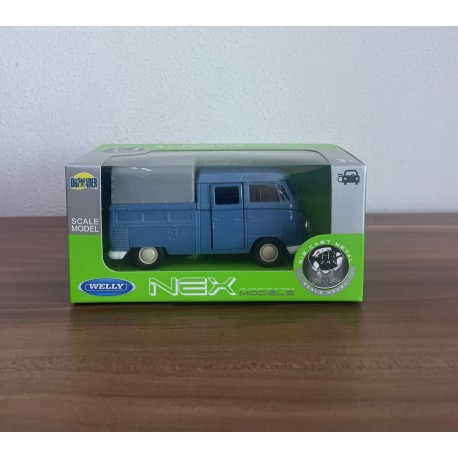 Kovový model auta - Nex 1:34 - Volkswagen T1 Double Cabin Pick Up